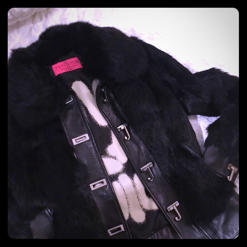 Juicy Rabbit Fur and Leather Jacket